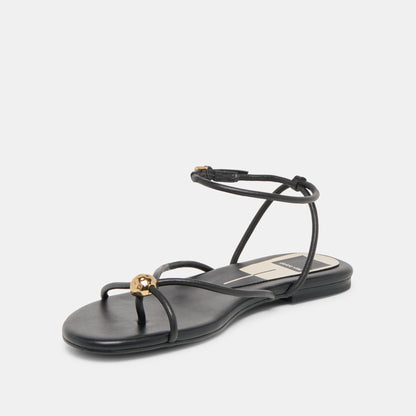Dolce Vita SHOES | Kenley Black Leather Sandals
