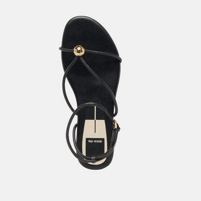 Dolce Vita SHOES | Kenley Black Leather Sandals