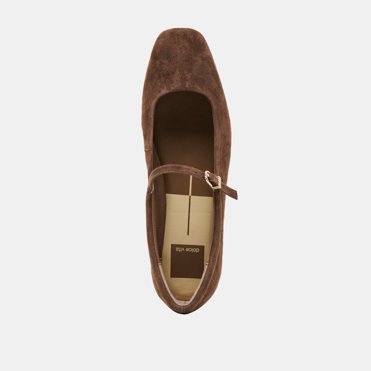 Dolce Vita SHOES | Reyes Dk Brown Suede Ballet Flats