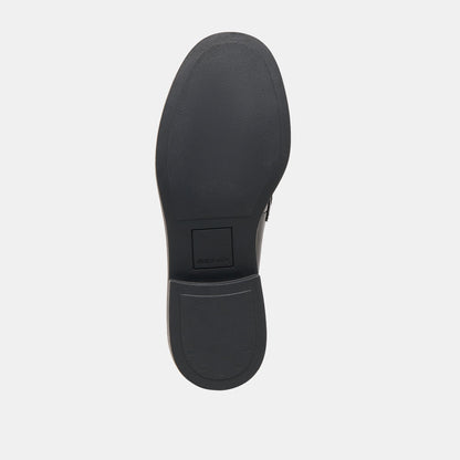 Dolce Vita SHOES | Tiggy Black Leather Loafers