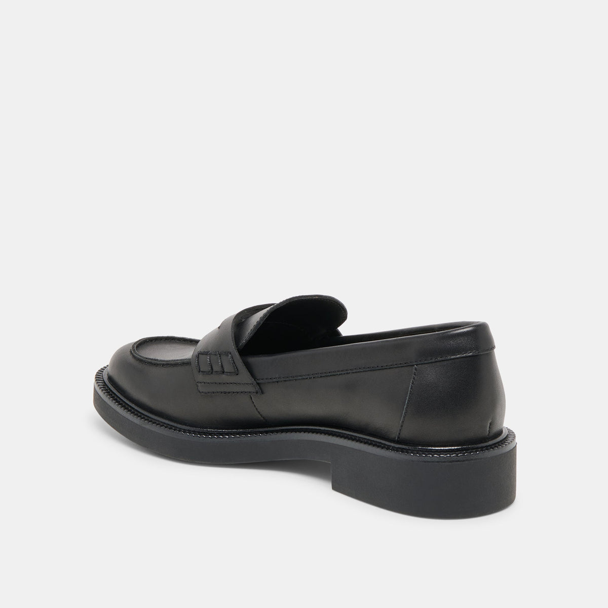 Dolce Vita SHOES | Tiggy Black Leather Loafers