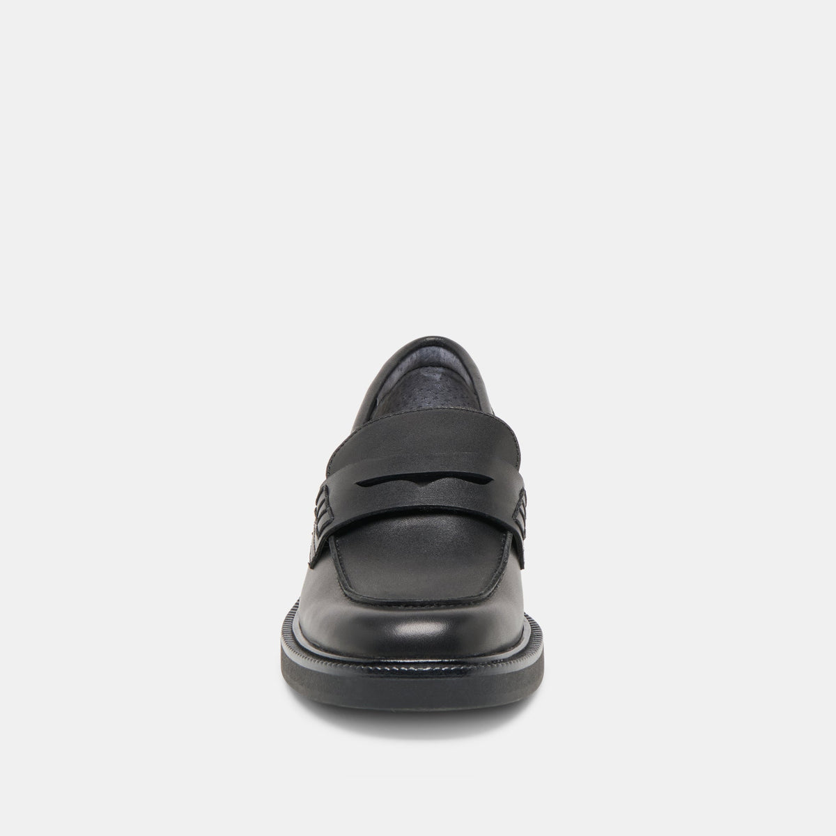 Dolce Vita SHOES | Tiggy Black Leather Loafers