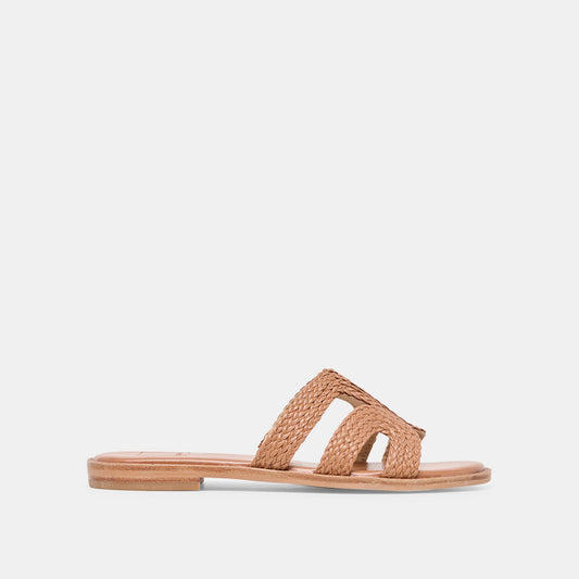 Dolce Vita SHOES | EMON Caramel Stella Slide Open-Toe Sandals