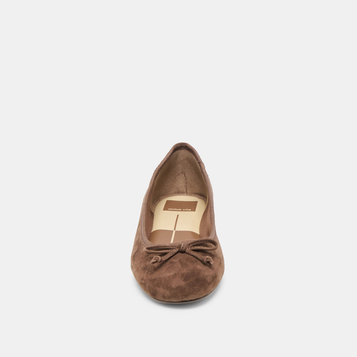 Dolce Vita SHOES | Ritla Dk Brown Suede Ballet Flats