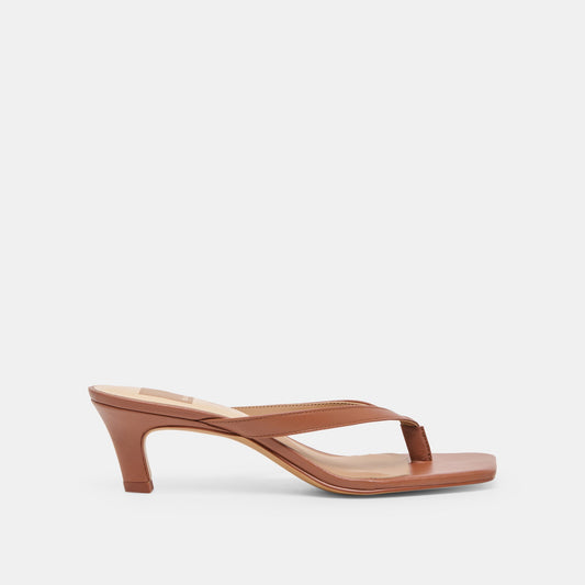 Dolce Vita SHOES | Ramia Cognac Leather Heels
