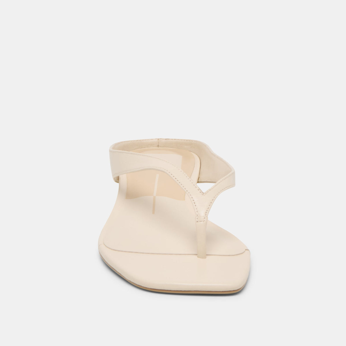 Dolce Vita SHOES | GIZEL Bone Leather Thong Square-Toe Sandals