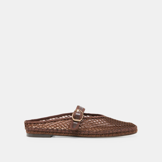 Dolce Vita SHOES | Milie Chocolate Woven Mesh Flats