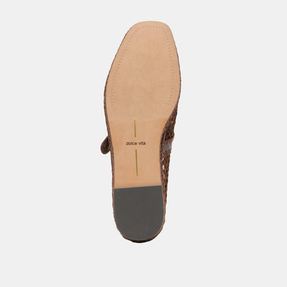 Dolce Vita SHOES | Milie Chocolate Woven Mesh Flats