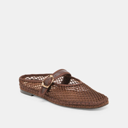 Dolce Vita SHOES | Milie Chocolate Woven Mesh Flats