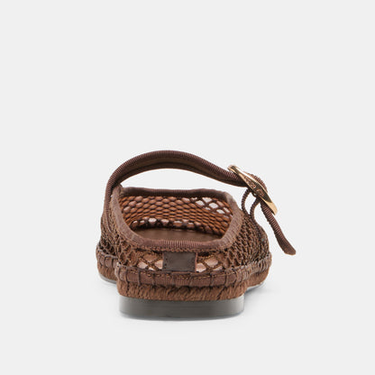 Dolce Vita SHOES | Milie Chocolate Woven Mesh Flats