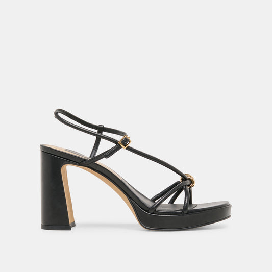 Dolce Vita SHOES | Odete Black Leather Heels