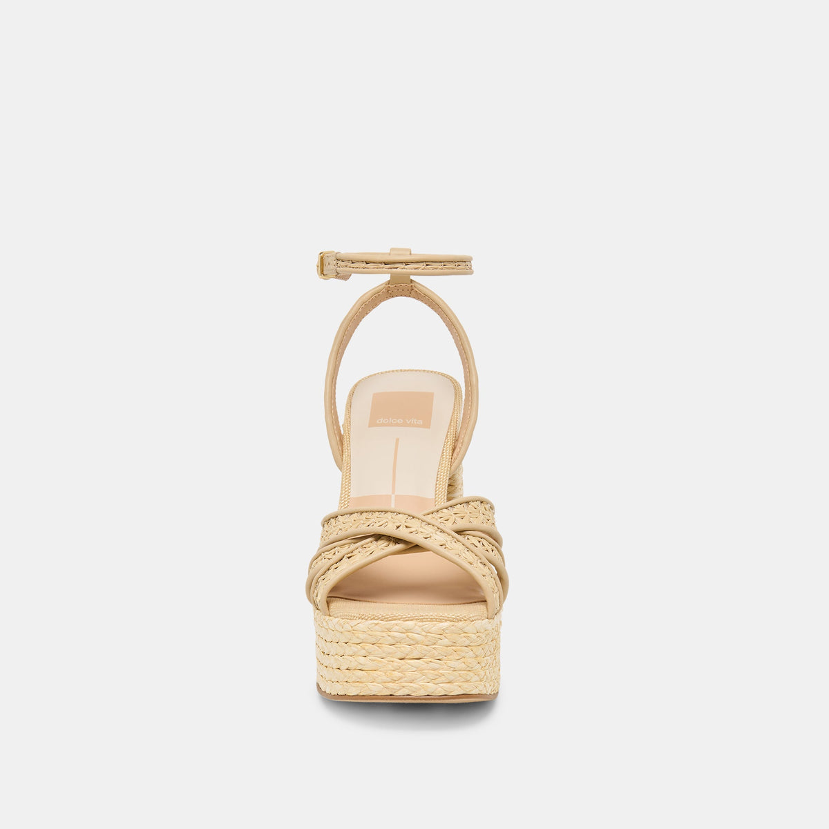 Dolce Vita SHOES | Danila Lt Natural Cross Hatch Raffia Heels