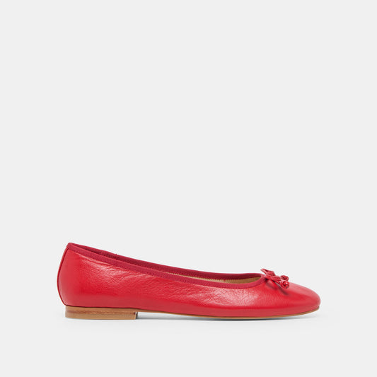 Dolce Vita SHOES | Ritla Cherry Leather Ballet Flats