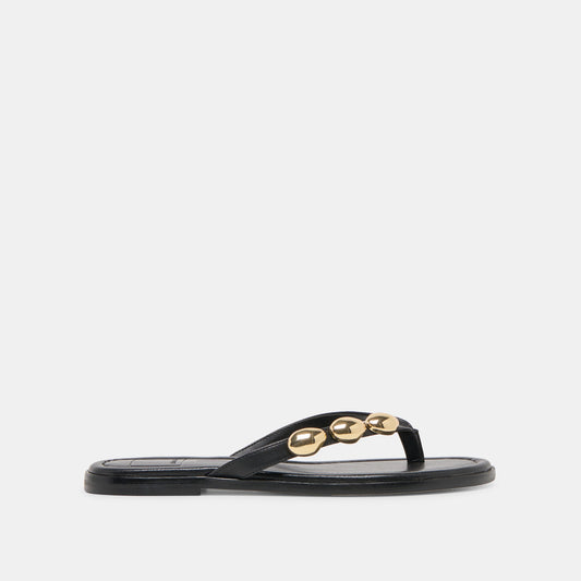 Dolce Vita SHOES | Juny Black Leather Sandals