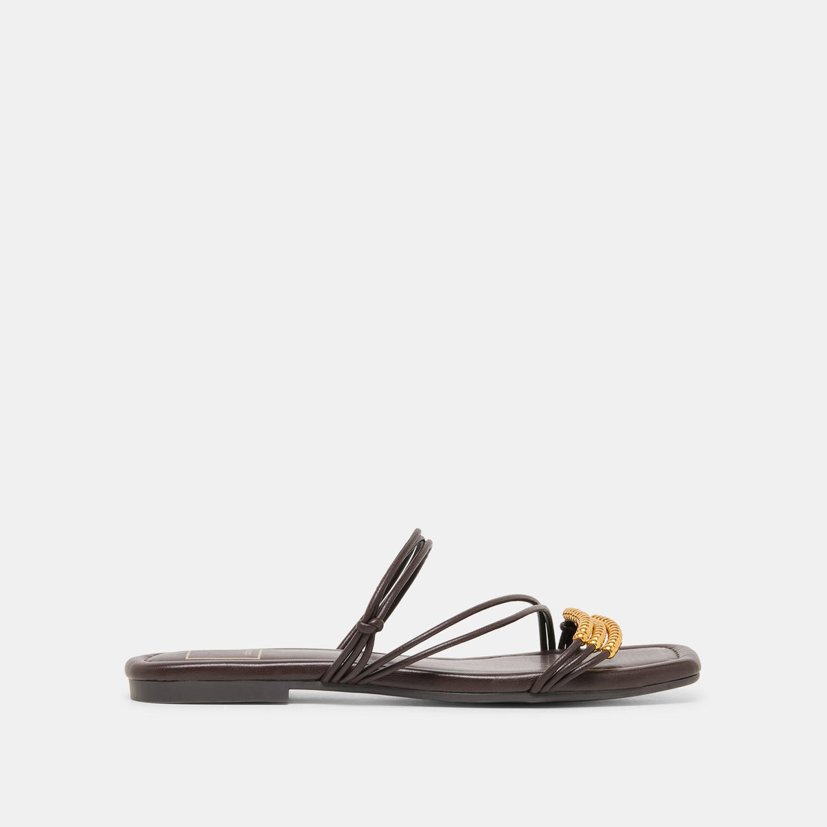 Dolce Vita SHOES | LYNDEE BEAD Espresso Stella Strappy Open-Toe Sandals