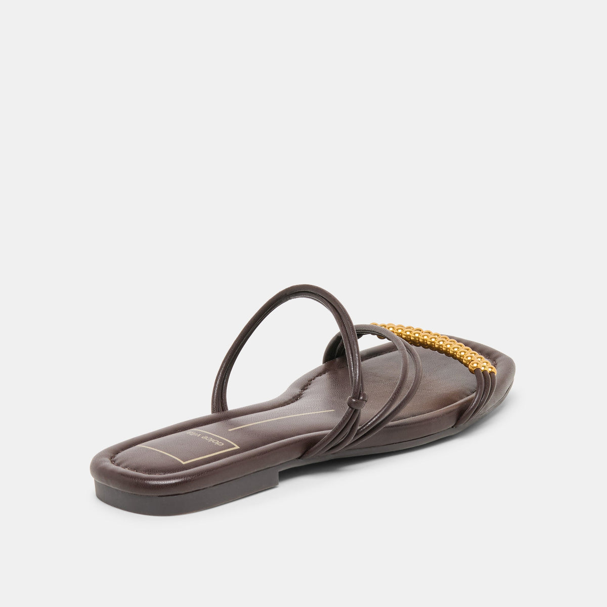 Dolce Vita SHOES | LYNDEE BEAD Espresso Stella Strappy Open-Toe Sandals