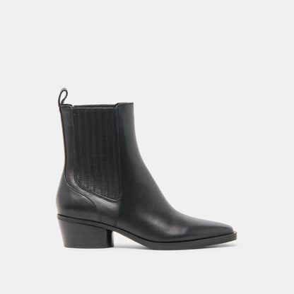 Dolce Vita SHOES | Faint H2O Waterproof Black Leather Booties