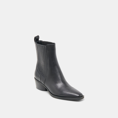 Dolce Vita SHOES | Faint H2O Waterproof Black Leather Booties