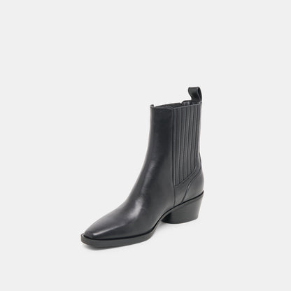 Dolce Vita SHOES | Faint H2O Waterproof Black Leather Booties