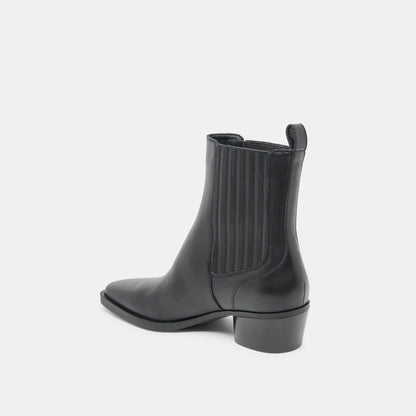 Dolce Vita SHOES | Faint H2O Waterproof Black Leather Booties
