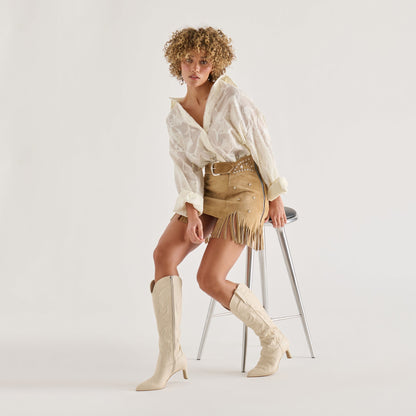 Dolce Vita SHOES | Alisa Creme Leather Boots