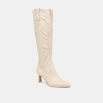 Dolce Vita SHOES | Alisa Creme Leather Boots
