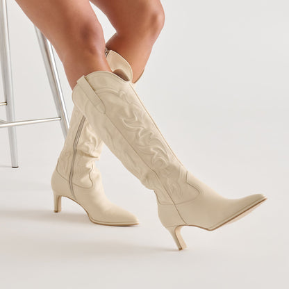 Dolce Vita SHOES | Alisa Creme Leather Boots