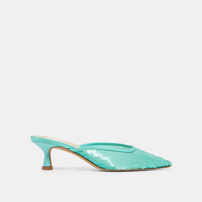 Dolce Vita SHOES | Cleo Sequin Aqua Sequin Heels