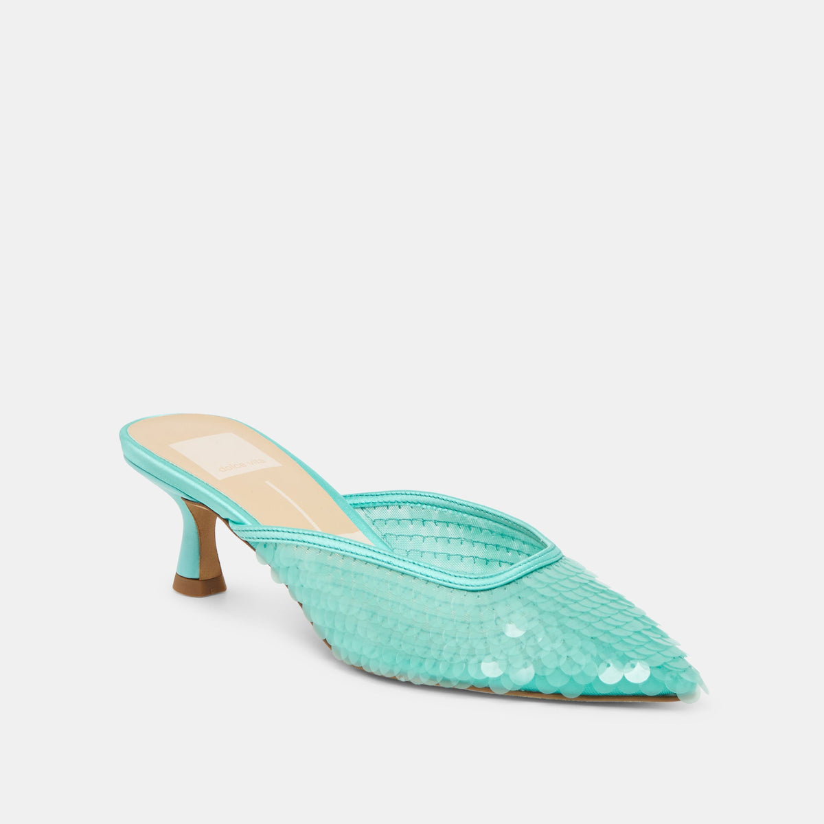 Dolce Vita SHOES | Cleo Sequin Aqua Sequin Heels
