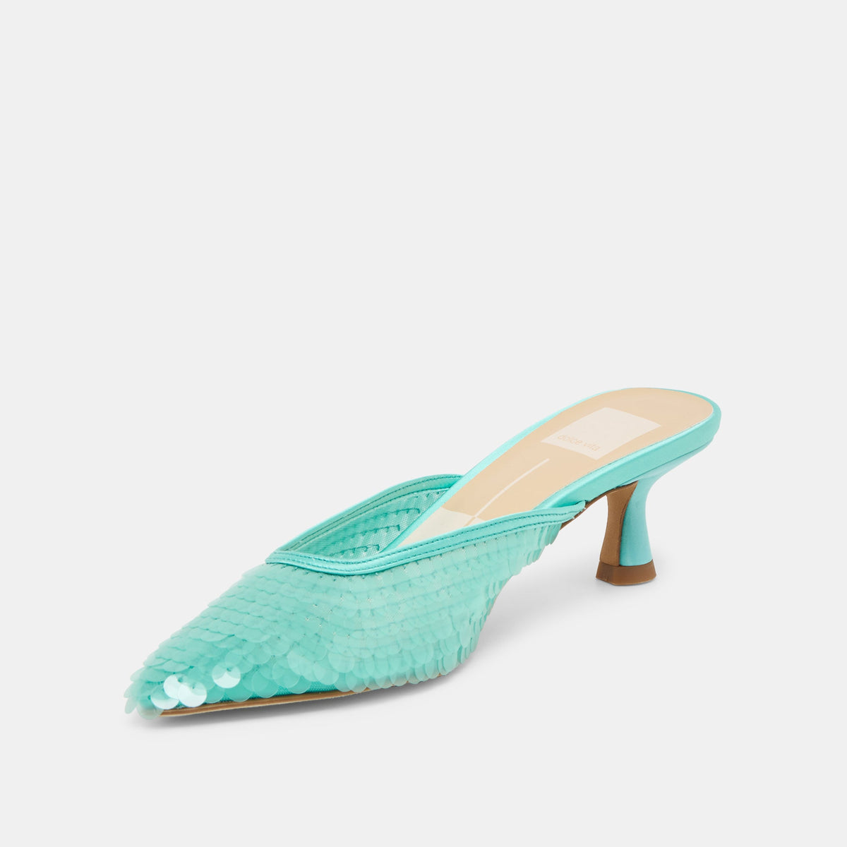 Dolce Vita SHOES | Cleo Sequin Aqua Sequin Heels