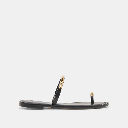 Dolce Vita SHOES | WINK WIDE SANDALS BLACK LEATHER
 – Dolce Vita