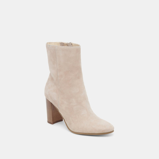 Dolce Vita SHOES | Suzy Wide Taupe Suede Booties