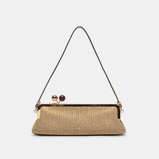 Dolce Vita HANDBAGS | Ambriaa Natural Raffia Shoulder Bag