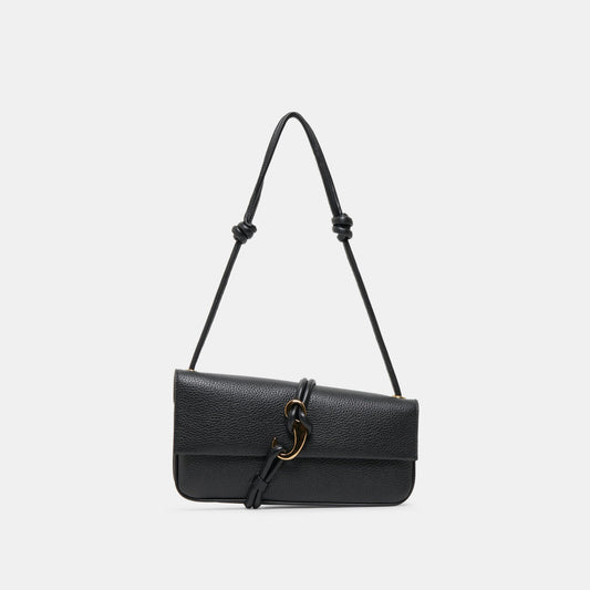 Dolce Vita HANDBAGS | ALICE Black Leather Shoulder Bag
