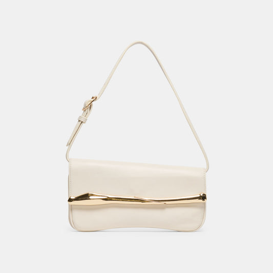 Dolce Vita HANDBAGS | Azura White Leather Shoulder Bag