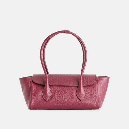 Dolce Vita HANDBAGS | IRENE SHOULDER BAG BORDEAUX LEATHER
 – Dolce Vita