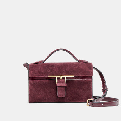 Dolce Vita HANDBAGS | Zannone Burgundy Suede Crossbody