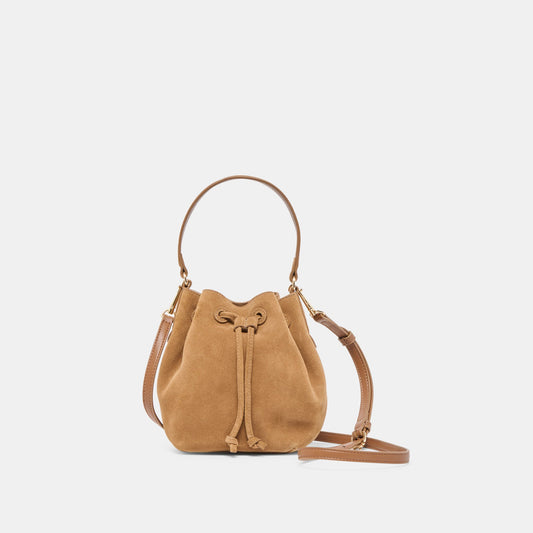 Dolce Vita HANDBAGS | Amaru Brown Suede Crossbody