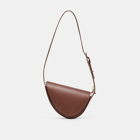 Dolce Vita HANDBAGS | Sabine Brown Leather Shoulder Bag