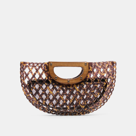Dolce Vita HANDBAGS | Solandra Tortoise Jelly Clutch