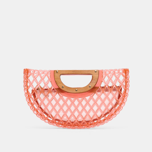 Dolce Vita HANDBAGS | Solandra Coral Jelly Clutch