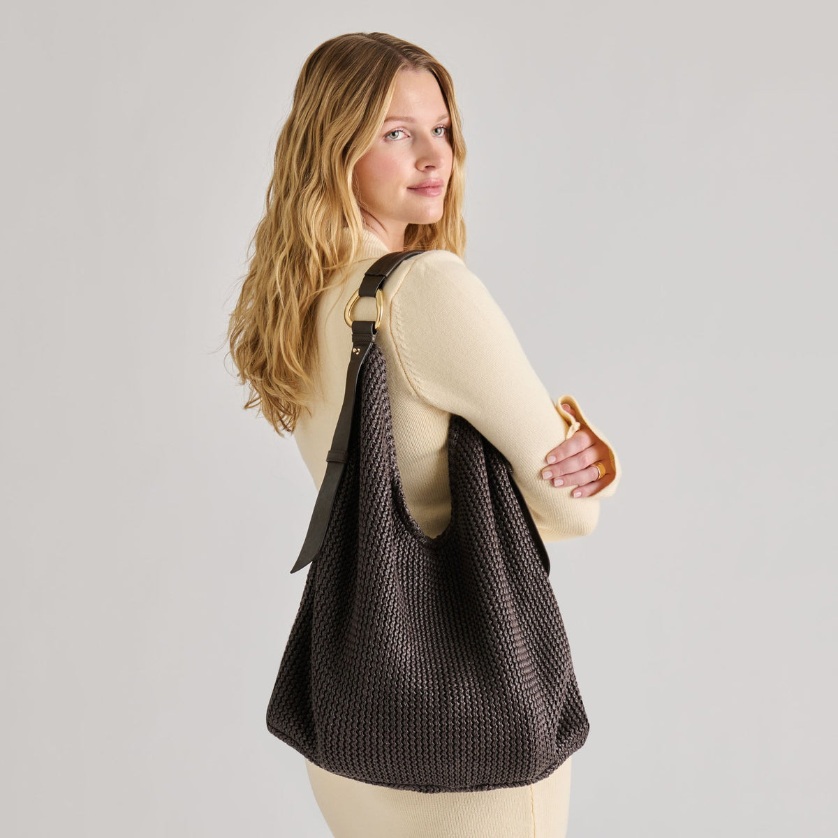 Dolce Vita HANDBAGS | Miriel Chocolate Raffia Tote