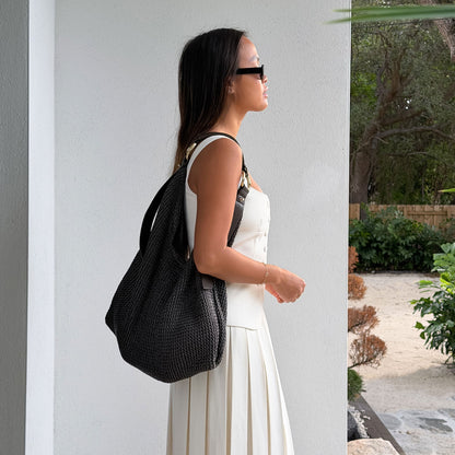 Dolce Vita HANDBAGS | Miriel Chocolate Raffia Tote