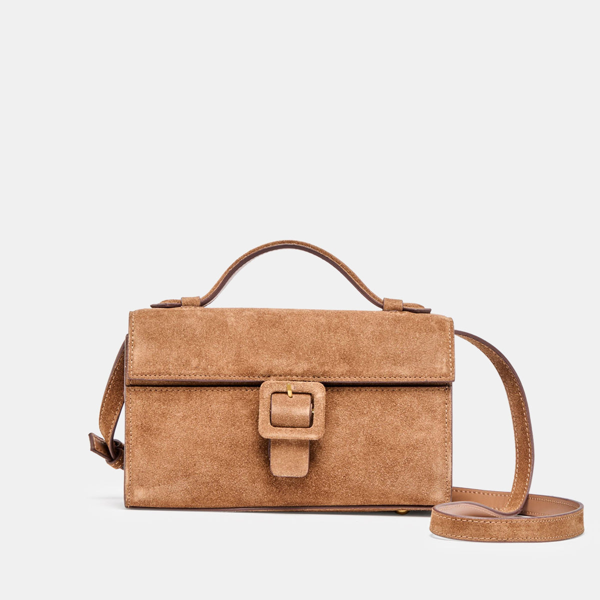 Dolce Vita HANDBAGS | Chris Camel Suede Crossbody