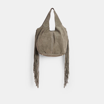 Dolce Vita HANDBAGS | Nakoma Olive Suede Shoulder Bag