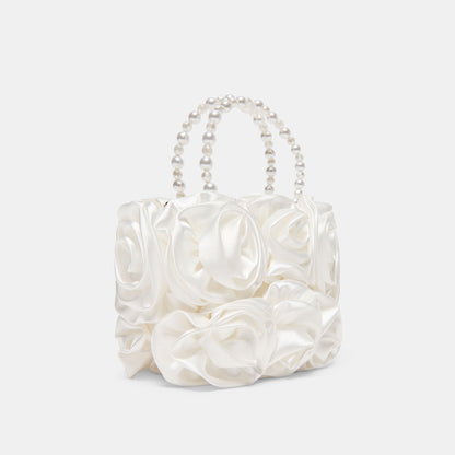 Dolce Vita HANDBAGS | Aubrey White Satin Handbag