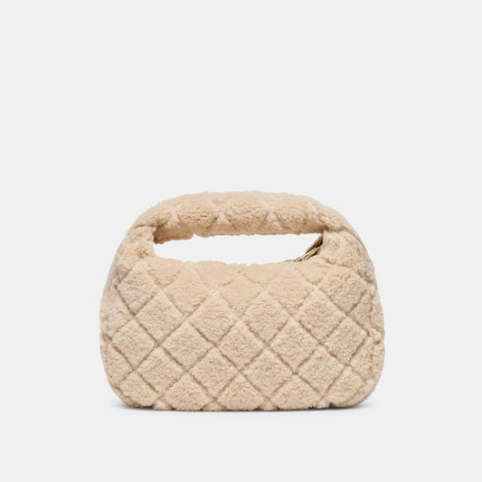 Dolce Vita HANDBAGS | Frankie Natural Plush Handbag