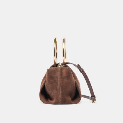 Dolce Vita HANDBAGS | Channing Espresso Suede Handbag