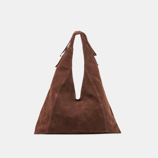 Dolce Vita HANDBAGS | Marie Chocolate Suede Tote