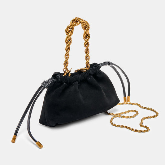 Dolce Vita HANDBAGS | Cleo Black Suede Crossbody